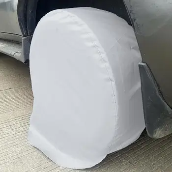 4 дана автокөлік қосалқы доңғалақ шинасының қақпағы сөмкесі Автокөлік тіркемесіне арналған су өткізбейтін шаң өткізбейтін шина қақпағы RV Camper Motorhome